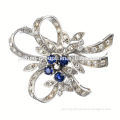 new design faction rhinestone crystal brooch,available your design,Oem orders are welcome
